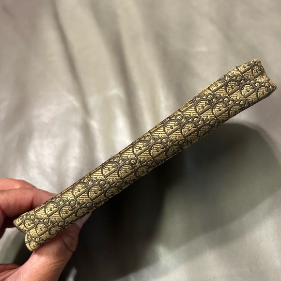 Christian Dior RARE Vintage CD Brown Trotter Cosmetic Pouch Bag mini monogram - Picture 8 of 13